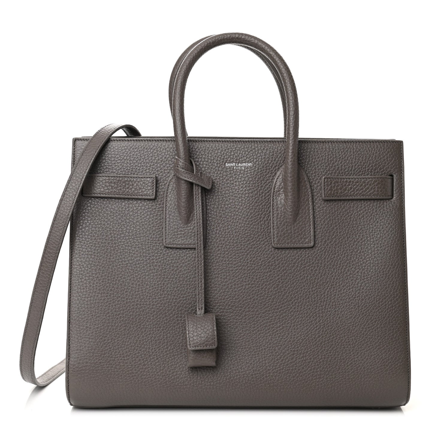 Grained Calfskin Small Sac De Jour Fog