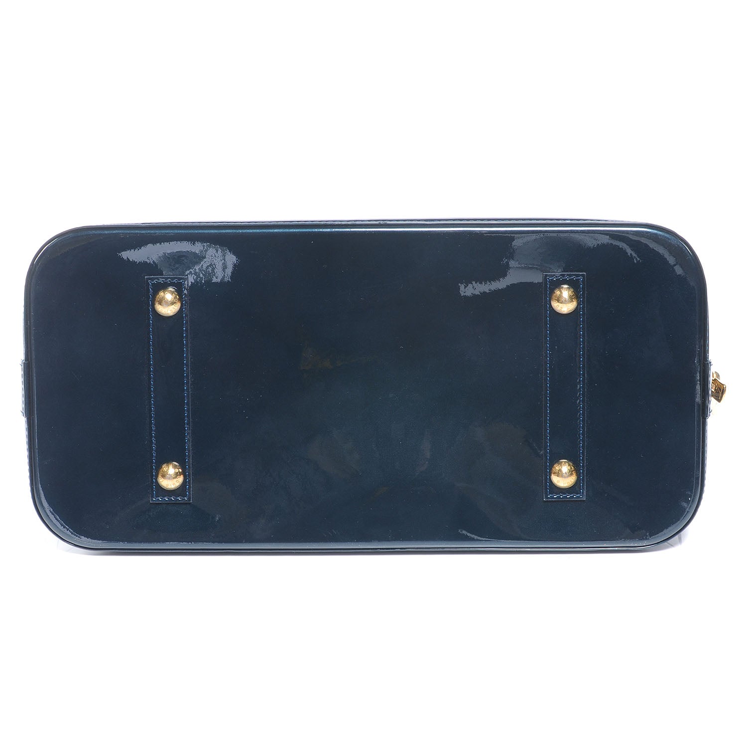 Louis Vuitton Vernis Alma GM Blue Nuit 4 of 7