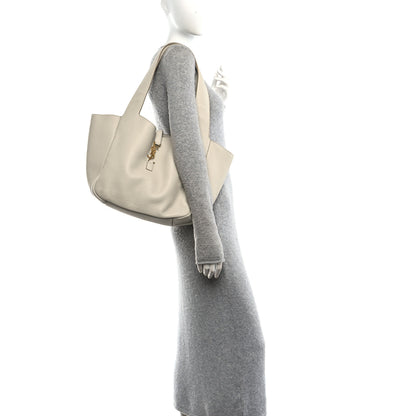 Saint Laurent Grained Deerskin Bea Tote Blanc Vintage 2 of 10