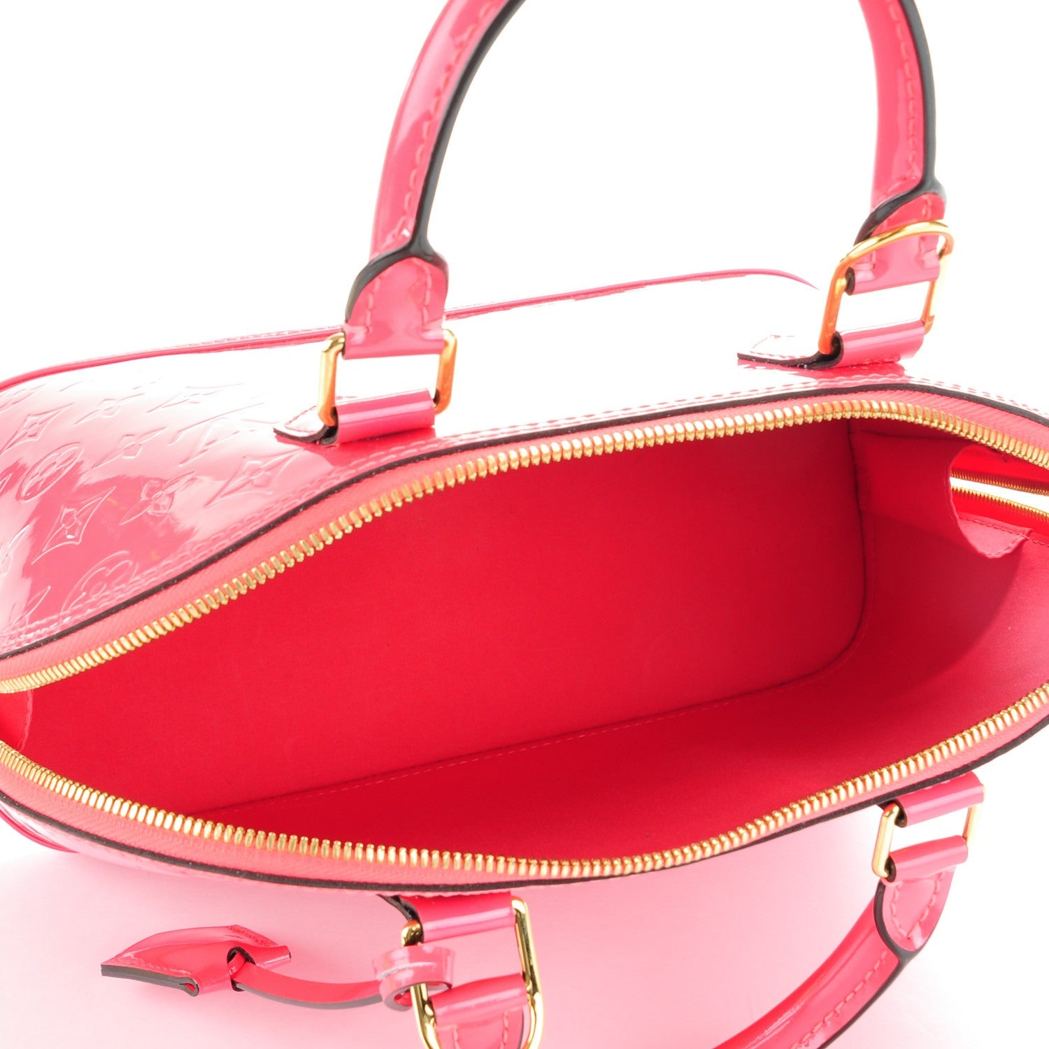 Louis Vuitton Vernis Alma PM Rose Litchi 5 of 9