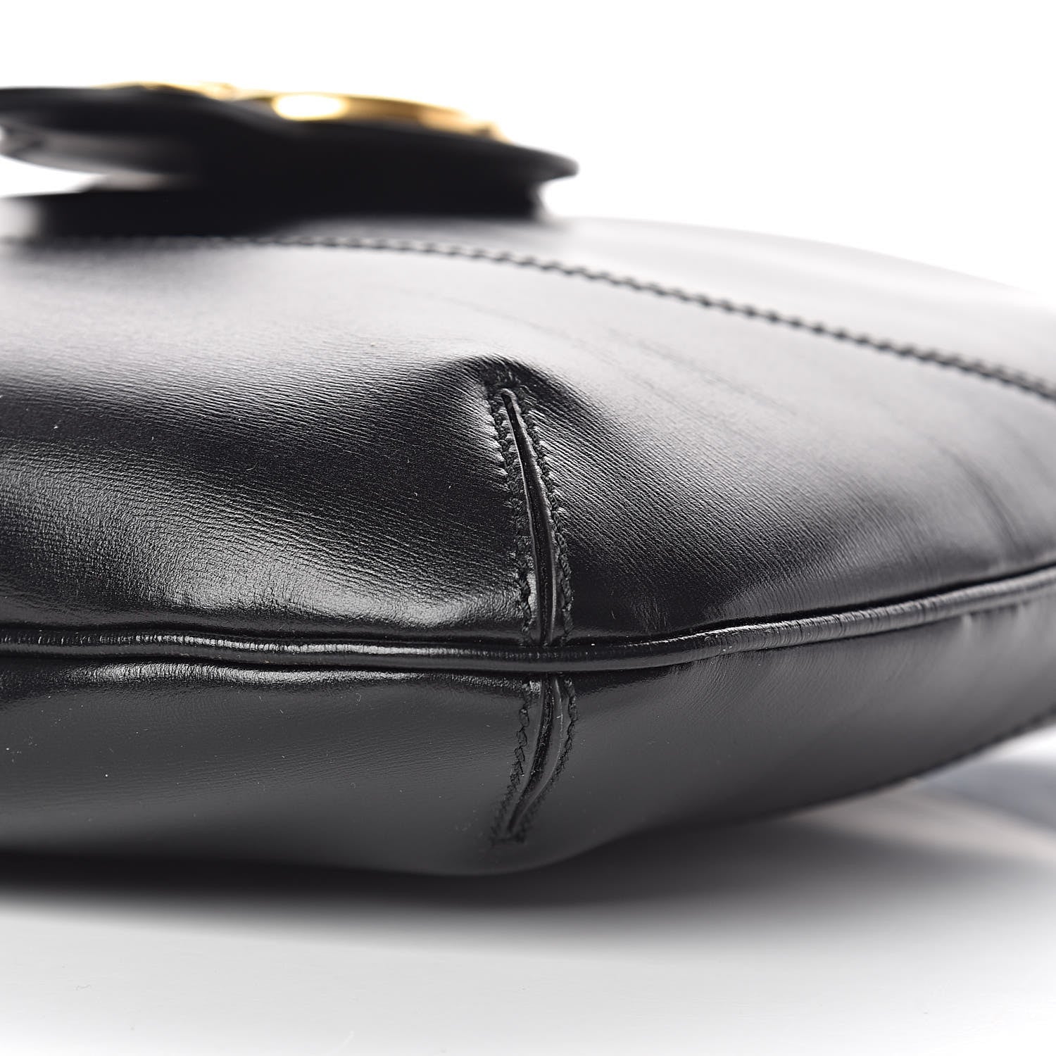 Gucci Calfskin Medium Arli Shoulder Bag Black 10 of 11