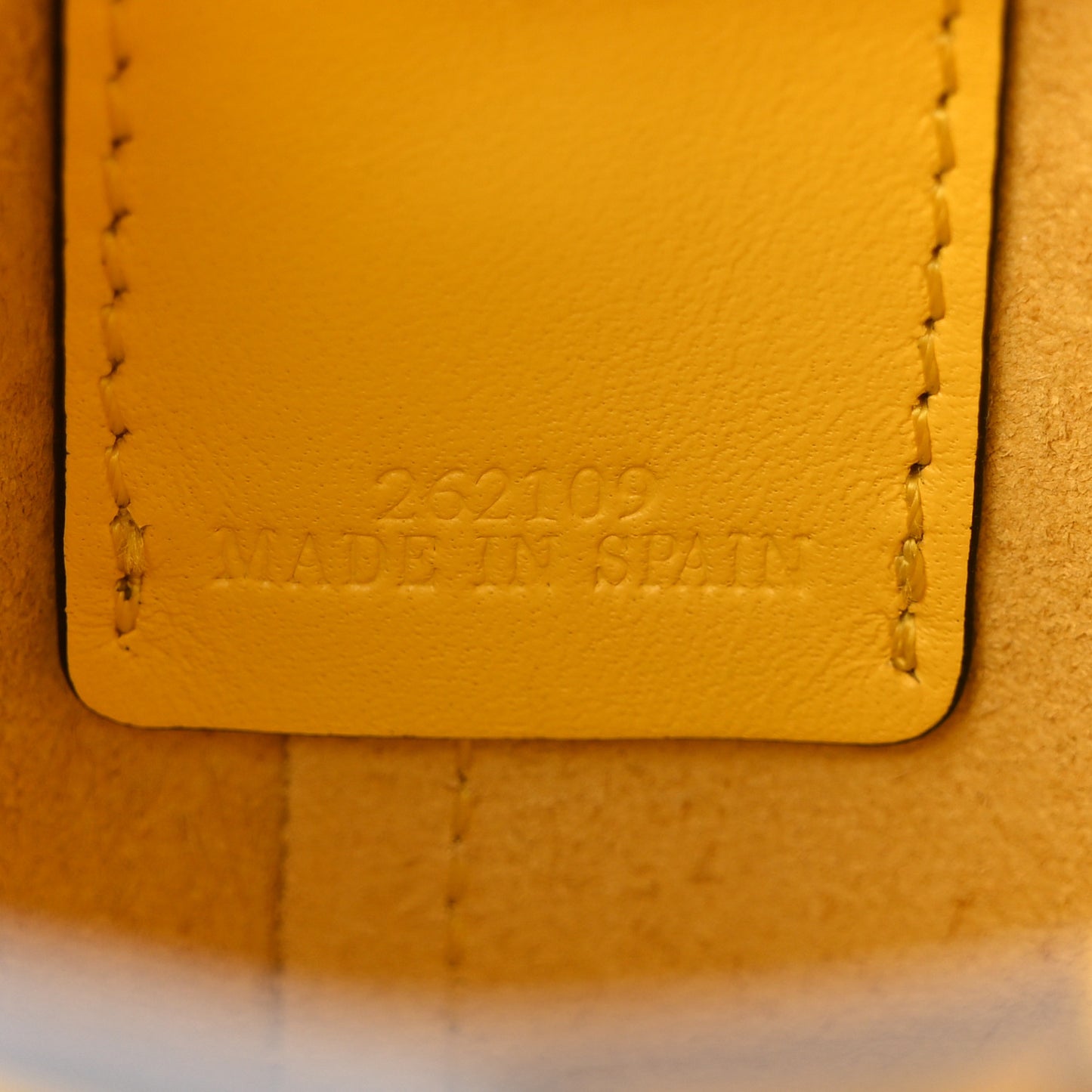 Calfskin Mini Balloon Bucket Bag Yellow