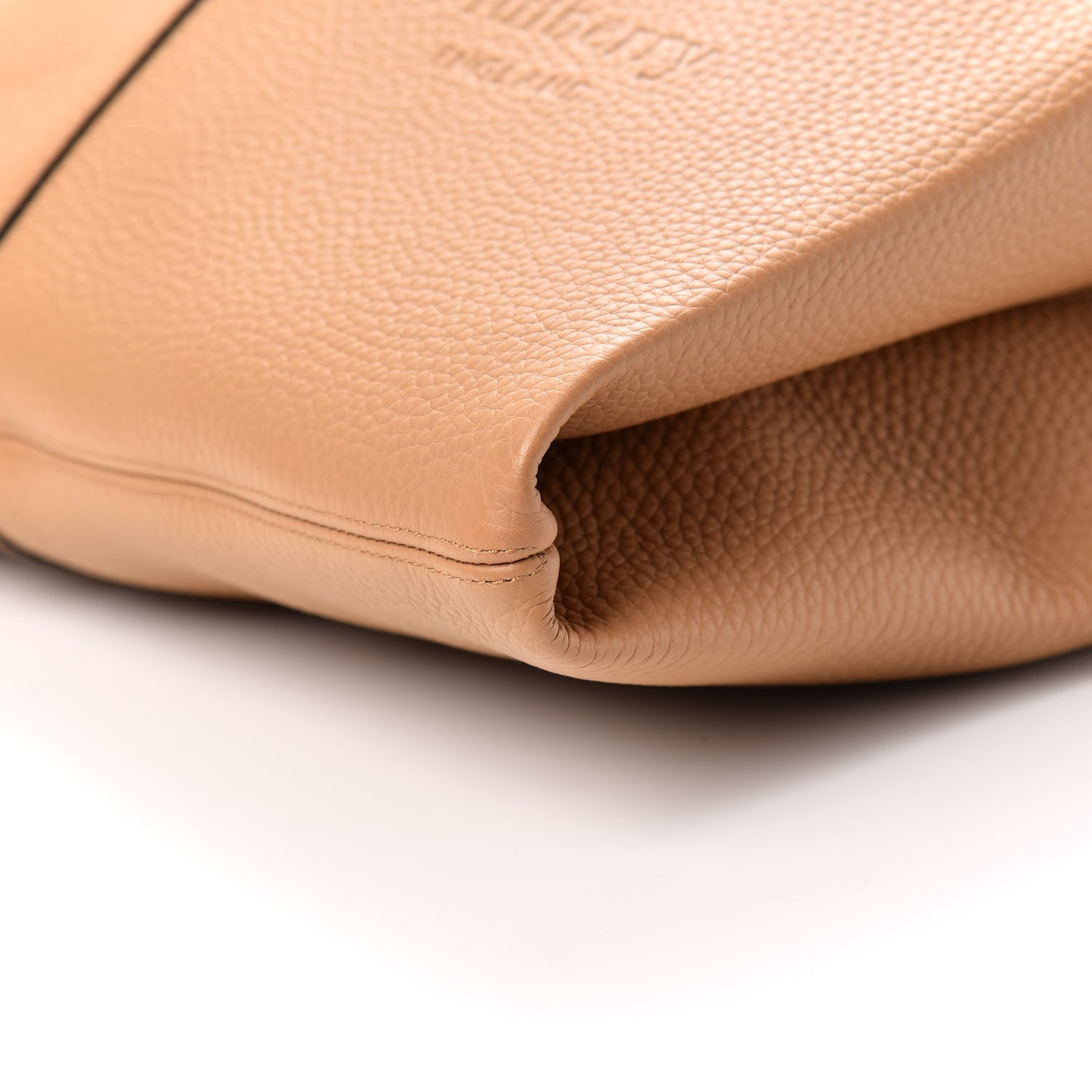 Mulberry Calfskin Heavy Grain Oversized Portobello Tote Light Salmon 7 of 9