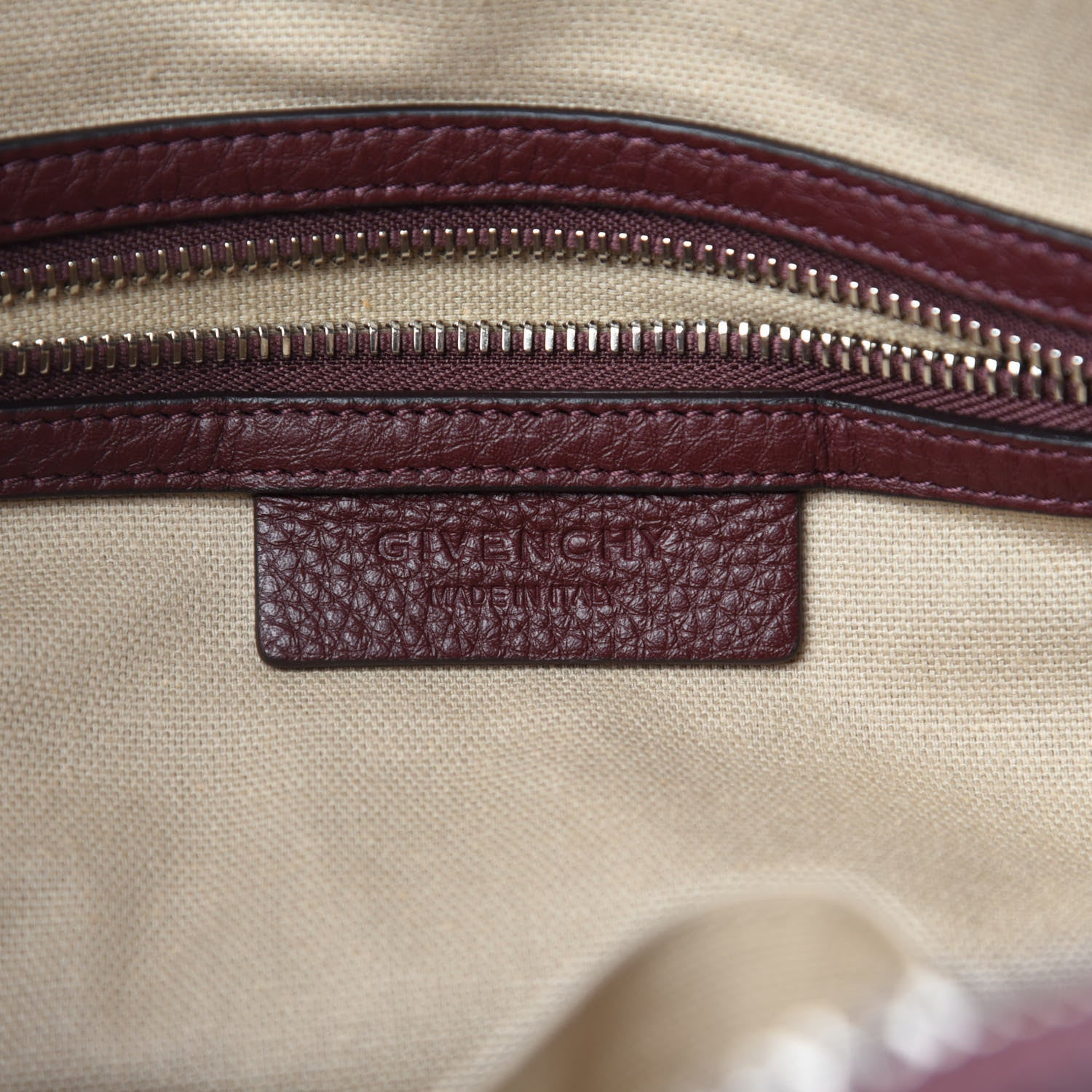 Givenchy Waxy Grained Calfskin Small Nightingale Oxblood 8 of 12