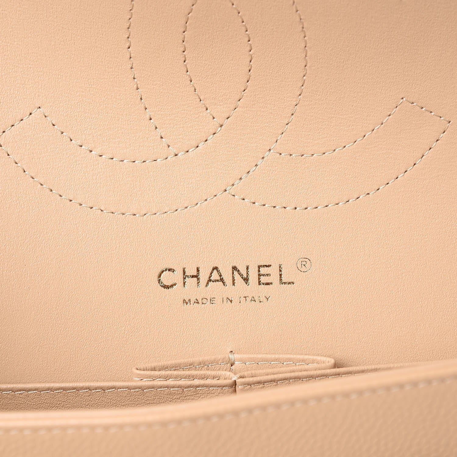 Chanel Caviar Quilted Jumbo Double Flap Beige Clair 7 of 9