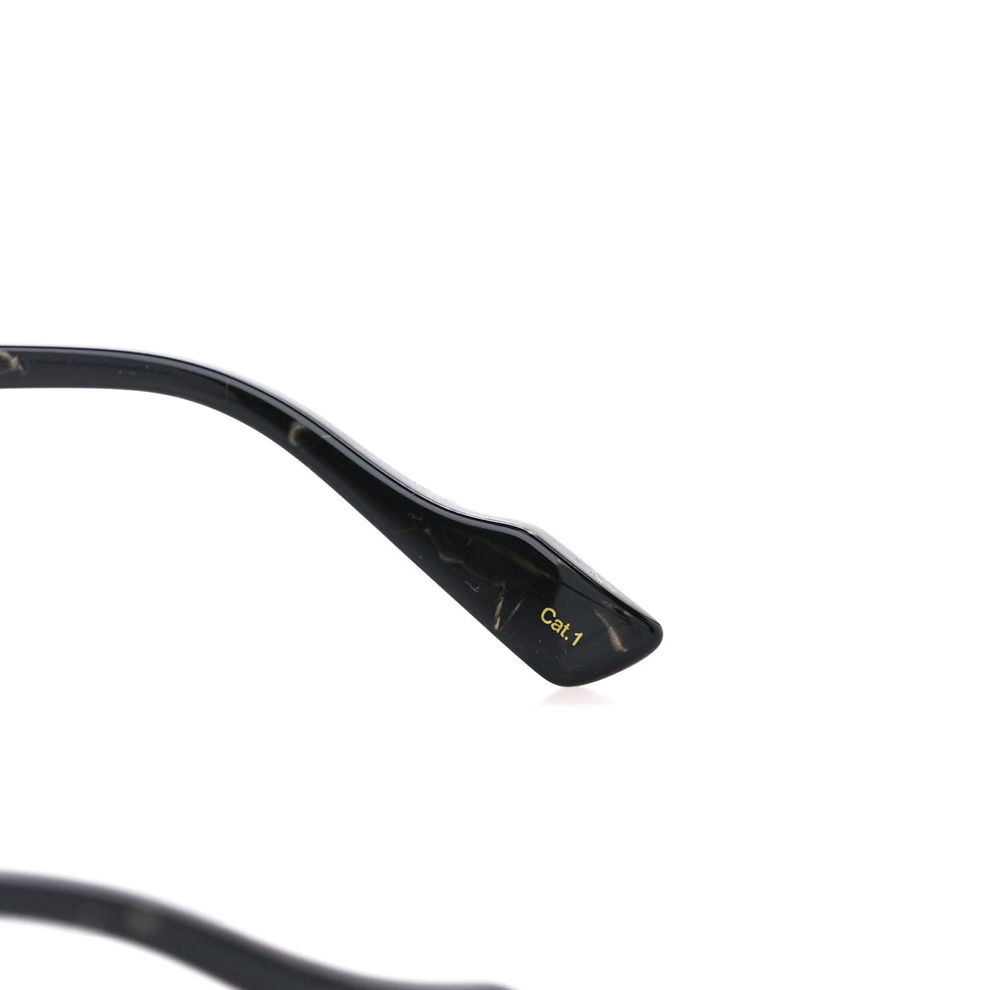 Metal Rectangular Frame Sunglasses GG1221S Gold Black
