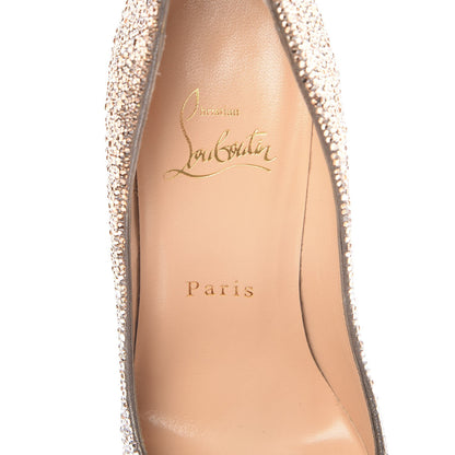 Christian Louboutin Suede Burma Strass Degrade So Kate 100 Pumps 35.5 Topaz 7 of 11
