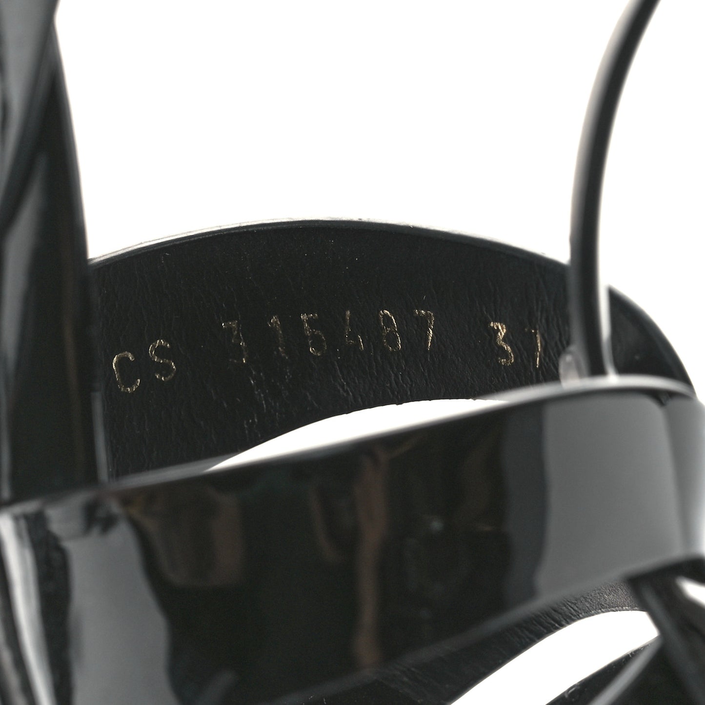 Patent Tribute 105 Platform Sandals 37 Black