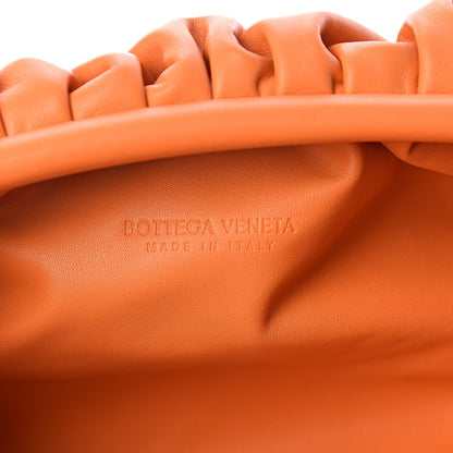 Bottega Veneta Smooth Butter Calf The Pouch Oversized Clutch Light Orange 6 of 9