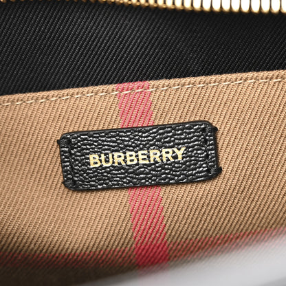 Burberry Calfskin Mega Check Small Banwell Tote Black 6 of 11
