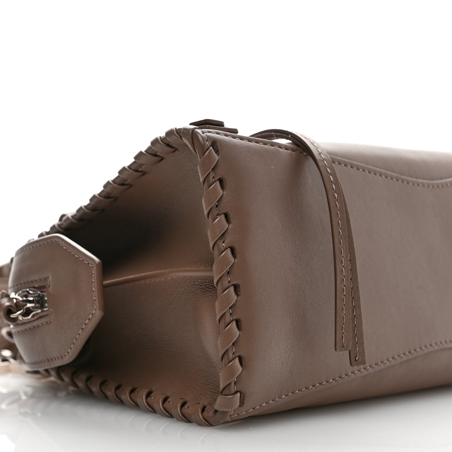 Smooth Calfskin Neo Classic Silver Hardware XS City Dark Mink Grey
