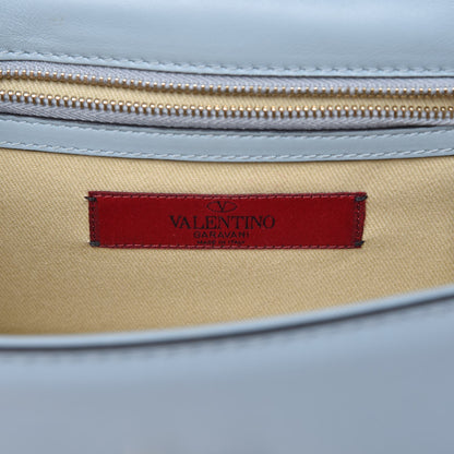Valentino Garavani Vitello Small Glam Lock Rockstud Flap Sky Sorbet 6 of 8