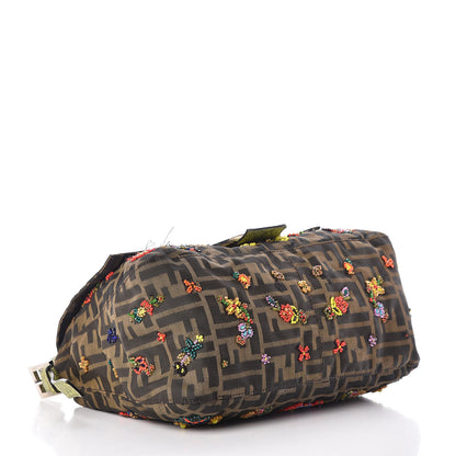 Fendi Zucca Lizard Beaded Forever Mama Baguette Multicolor 4 of 14