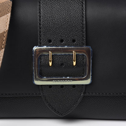 Burberry Soft Grain Calfskin Small Medley Crossbody Black 9 of 9
