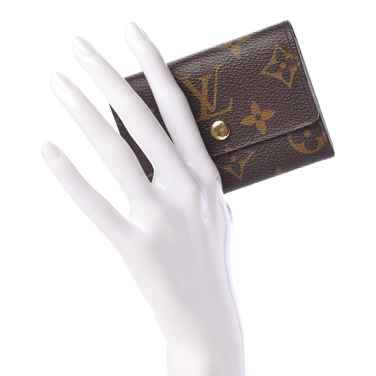 Louis Vuitton Monogram Porte-Monnaie Plat Coin Purse 2 of 9