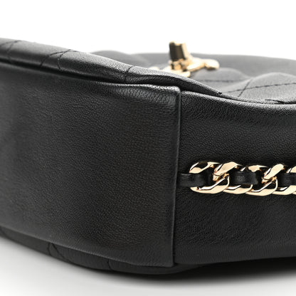Chanel Goatskin Quilted Small Casual Trip Camera Case Black 8 of 11