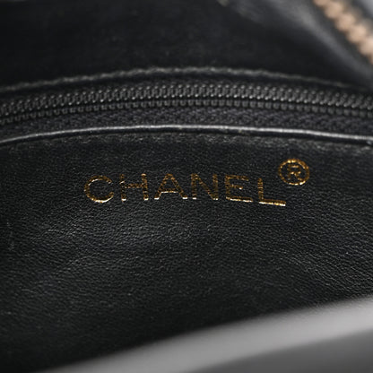 Chanel Lambskin Quilted Tassel Flap Camera Case Black 6 of 11