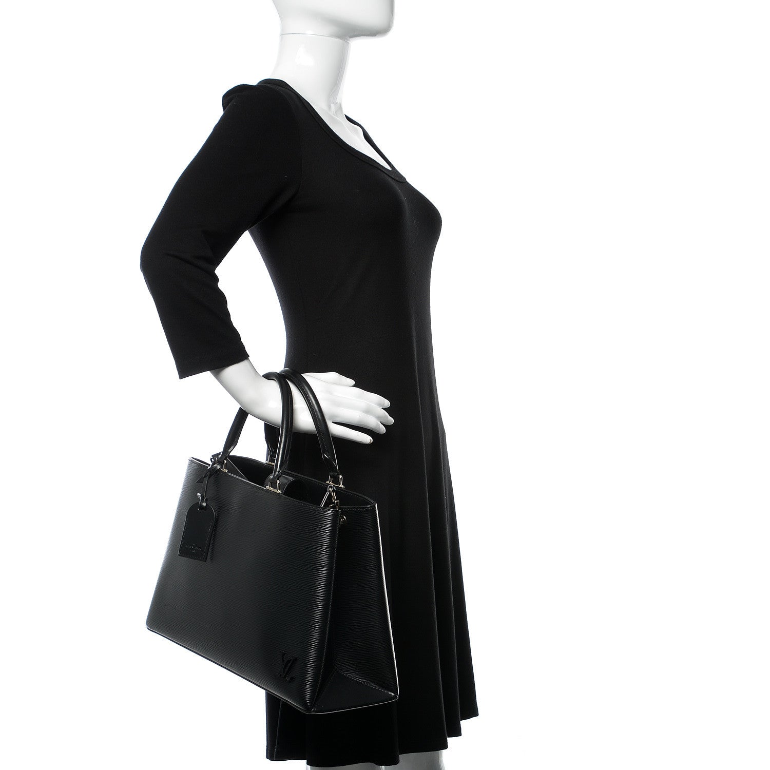 Louis Vuitton Epi Kleber MM Black 3 of 14