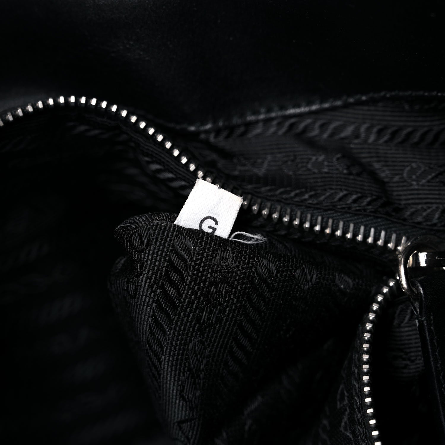 Prada Tessuto Nylon Moon Shoulder Bag Black 5 of 19
