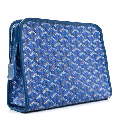Goyard Goyardine Jouvence Toiletry Pouch Sky Blue 2 of 14