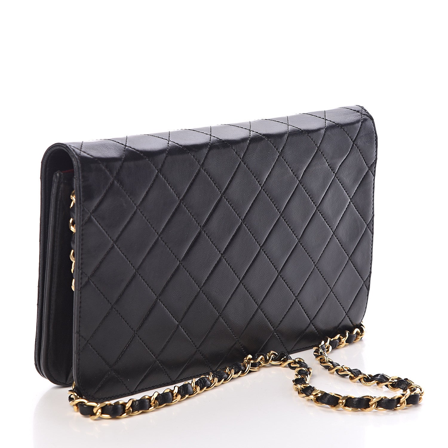 Chanel Lambskin Quilted Small Single Flap Bag Black 3 of 10
