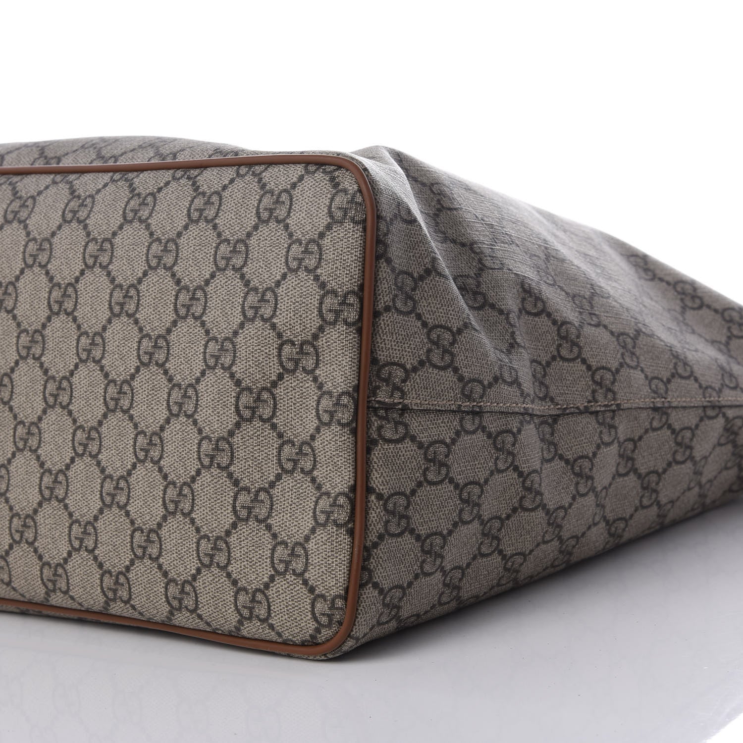 Gucci Soft GG Supreme Monogram Medium Crossbody Tote Beige Cuir 12 of 12