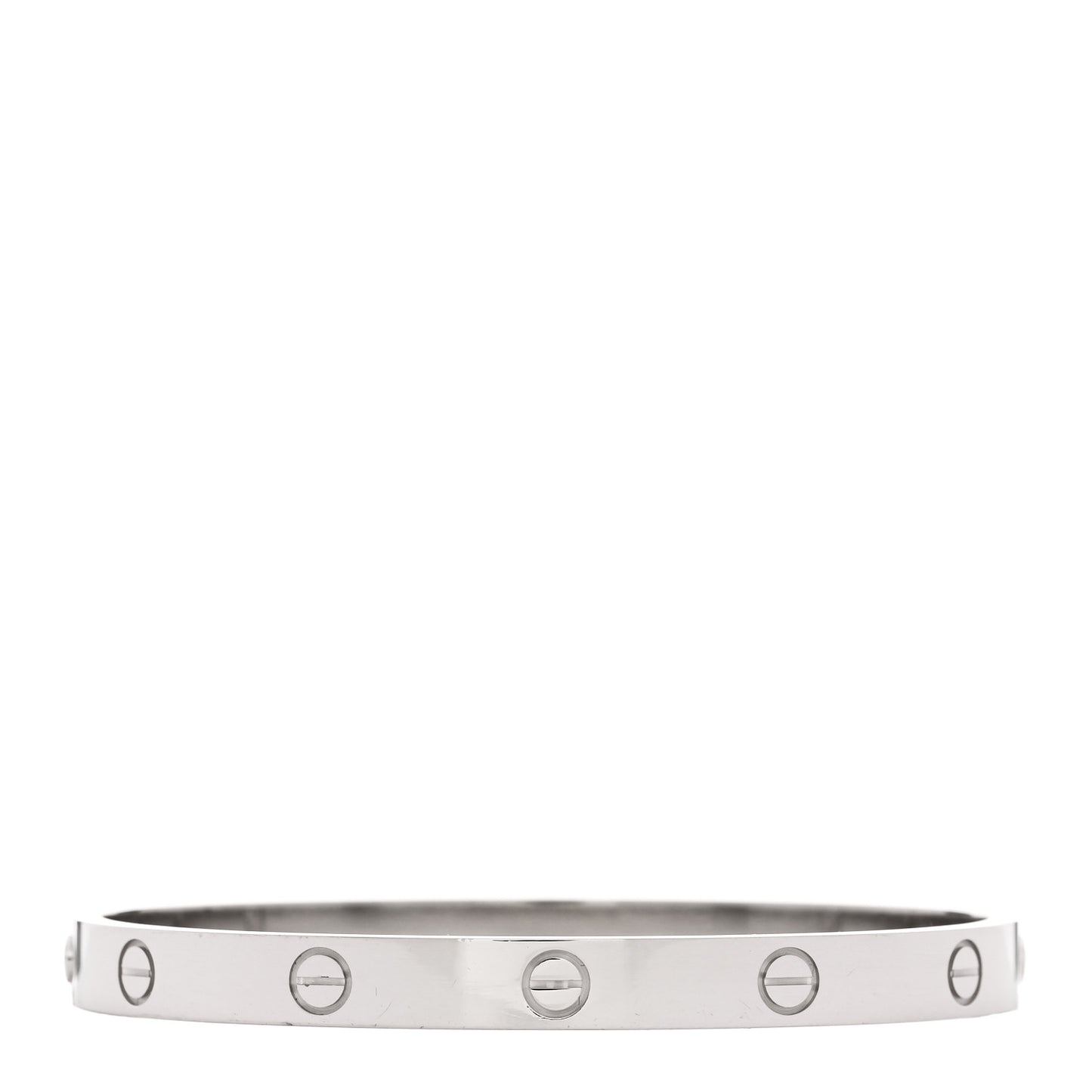 18K White Gold LOVE Bracelet 18