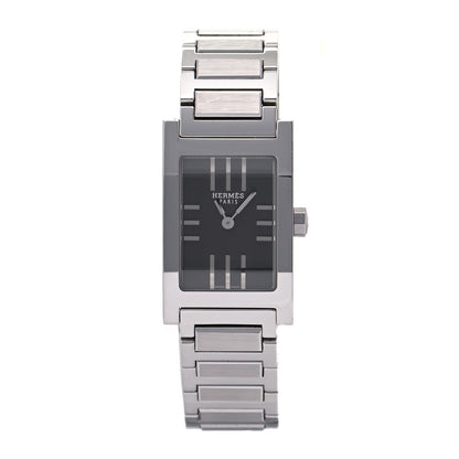 Hermes Stainless Steel 19mm Tandem Quartz Watch Gray 1 of 6