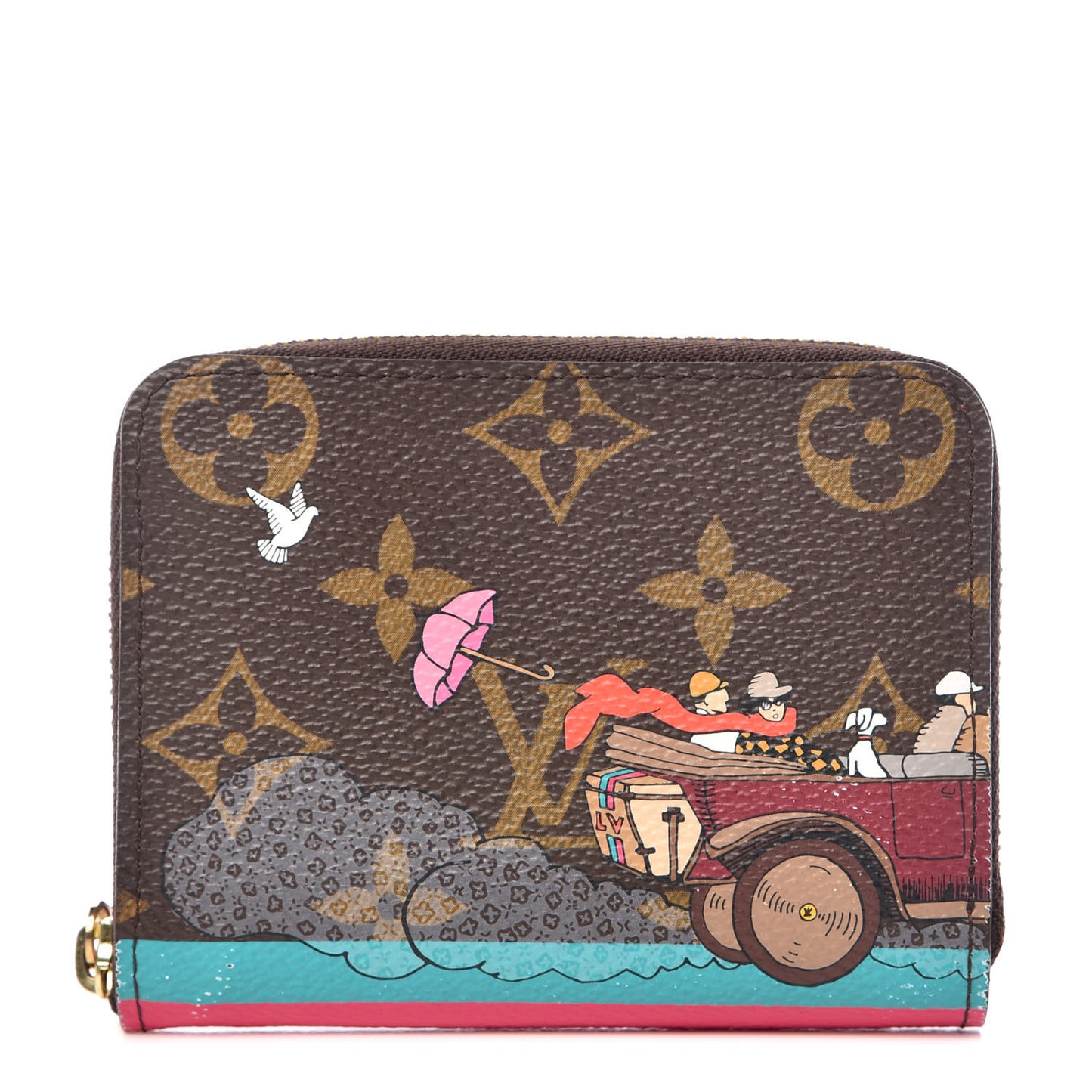 Monogram 2015 Christmas Animation Zippy Coin Purse