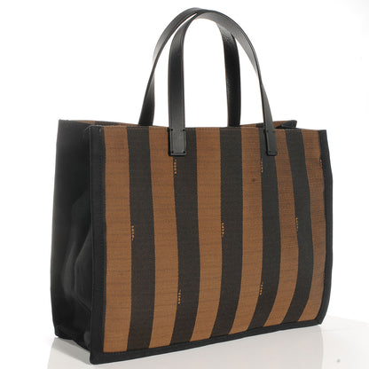 Fendi Pequin Shopping Tote Tobacco 3 of 8