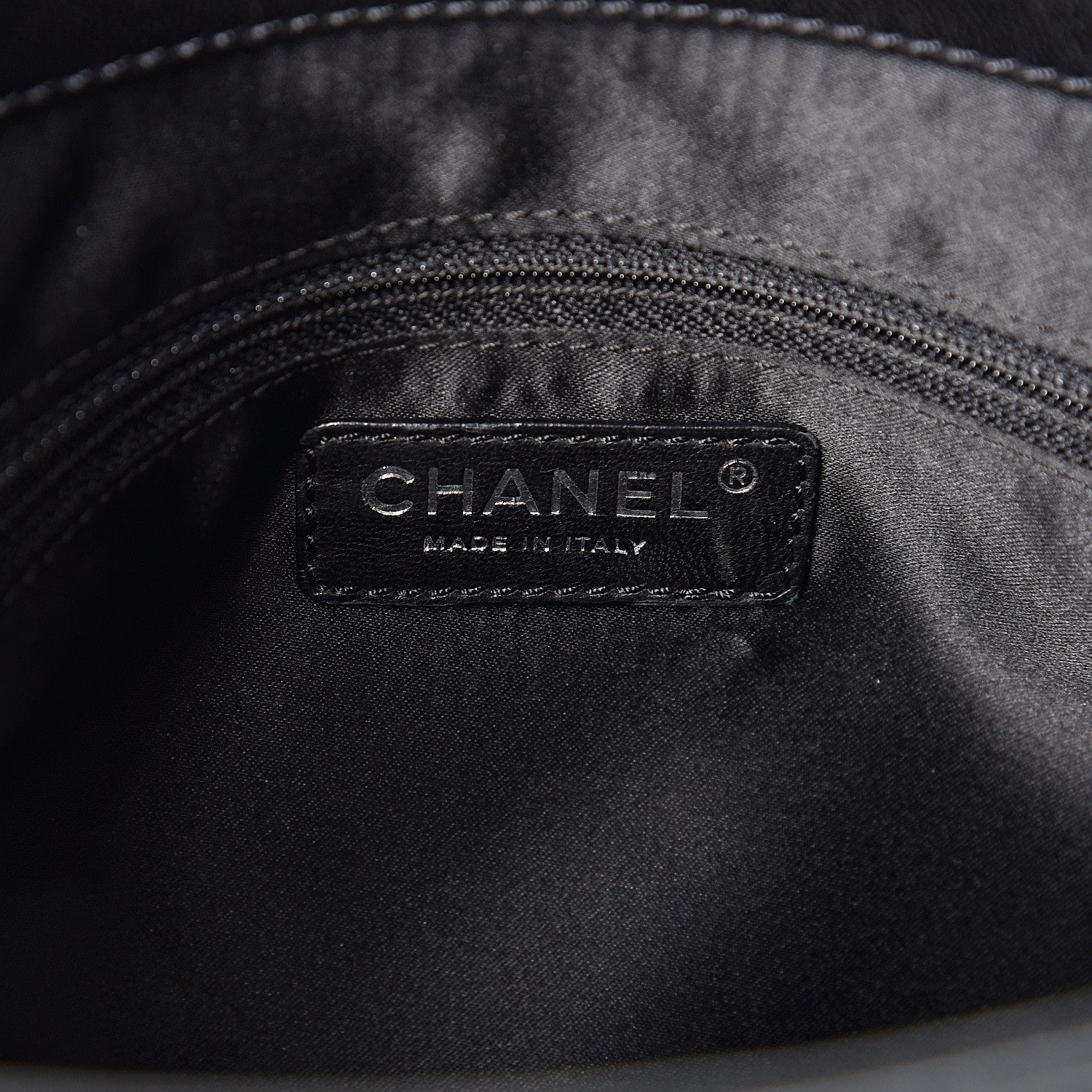 Chanel Lambskin Diamond Stitch Convertible Clutch Black 4 of 8