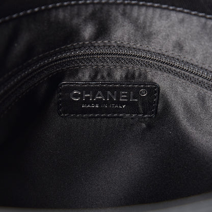 Chanel Lambskin Diamond Stitch Convertible Clutch Black 4 of 8