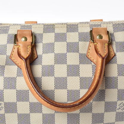 Louis Vuitton Damier Azur Speedy 25 11 of 12
