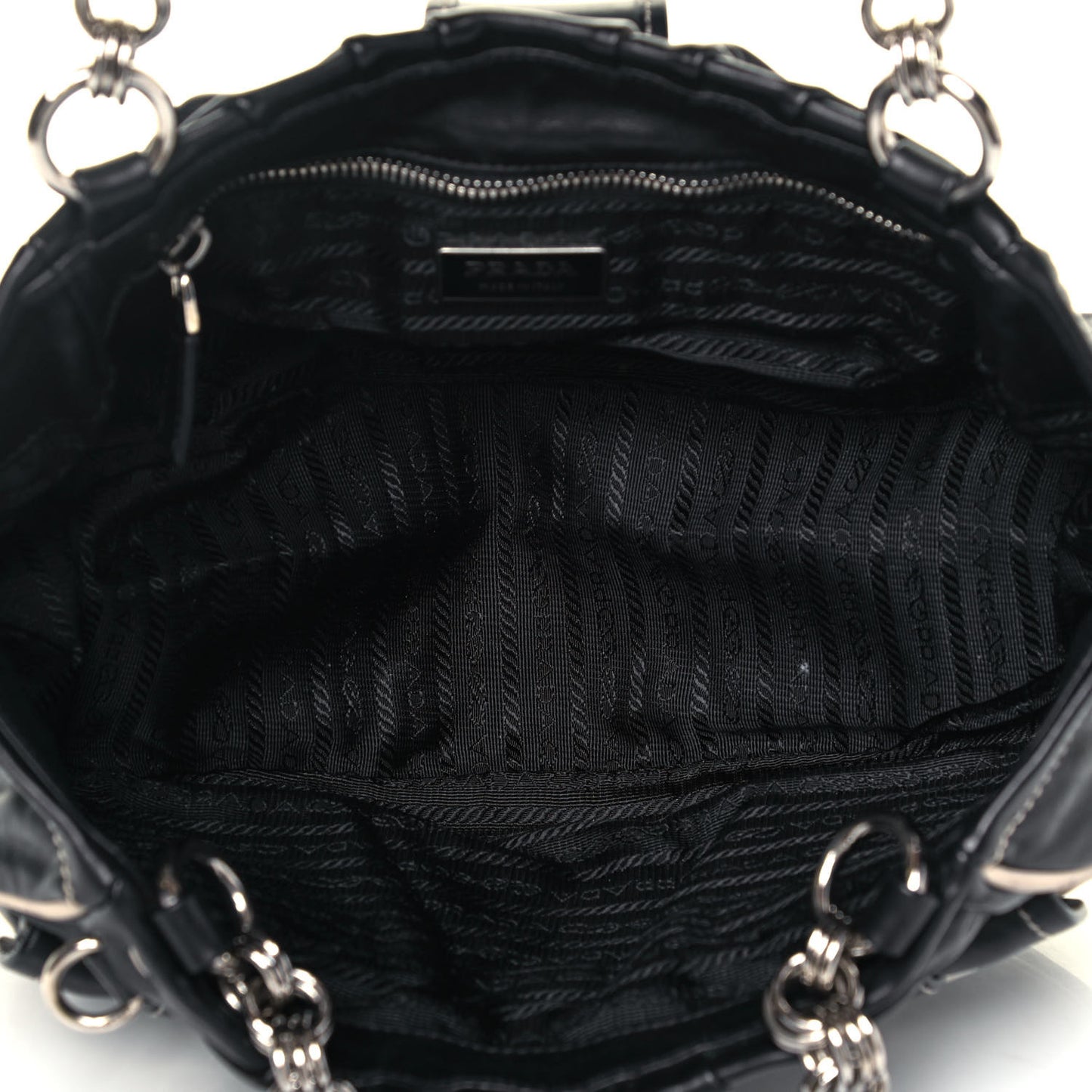 Vitello Daino Front Pocket Hobo Black