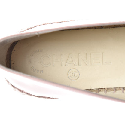Chanel Patent CC Espadrilles 36 Pink 6 of 12