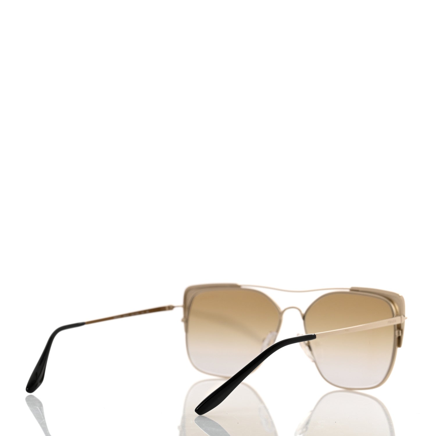 Prada Metal Sunglasses SPR 54V Gold 4 of 7