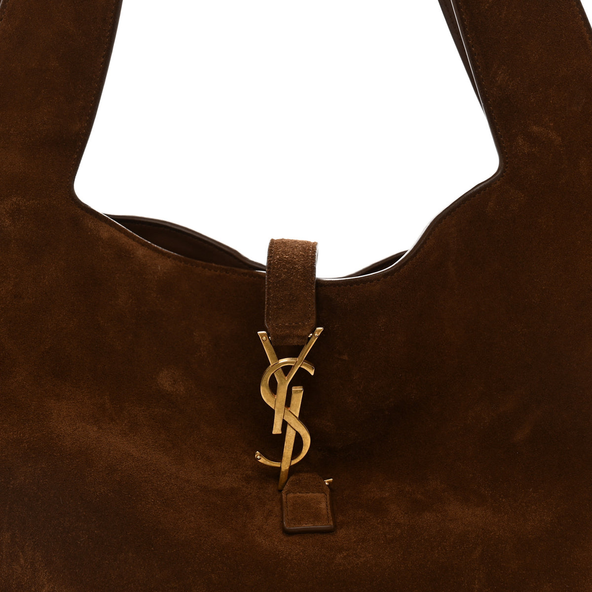 Suede Le 5 A 7 Bea Tote Caramel Cognac
