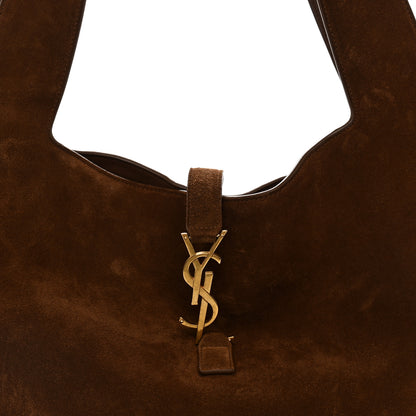Saint Laurent Suede Le 5 A 7 Bea Tote Caramel Cognac 8 of 10