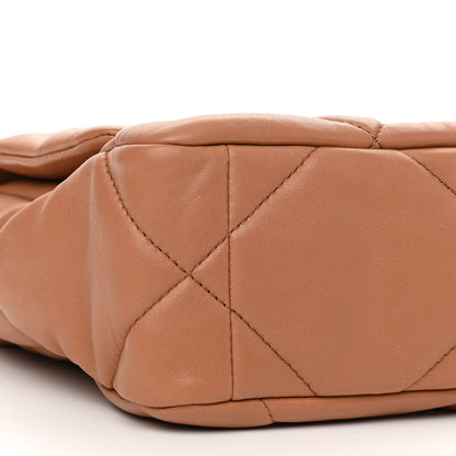 Chanel Lambskin Quilted Medium Chanel 19 Flap Brown 5 of 11