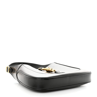 Gucci Boarded Dyana Lux Calfskin Small Jackie 1961 Hobo Black 4 of 10