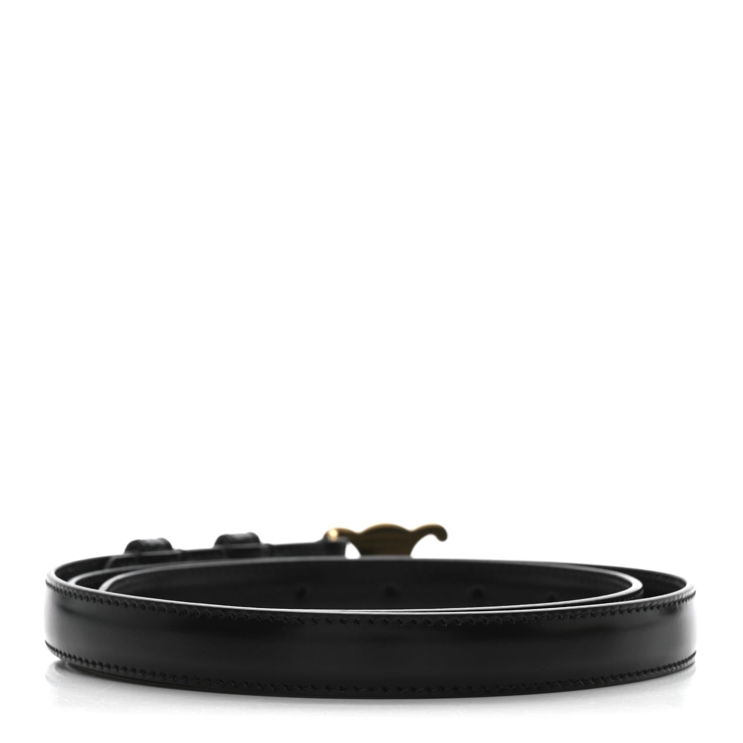 Box Calfskin Medium 25mm Triomphe Belt 90 36 Black