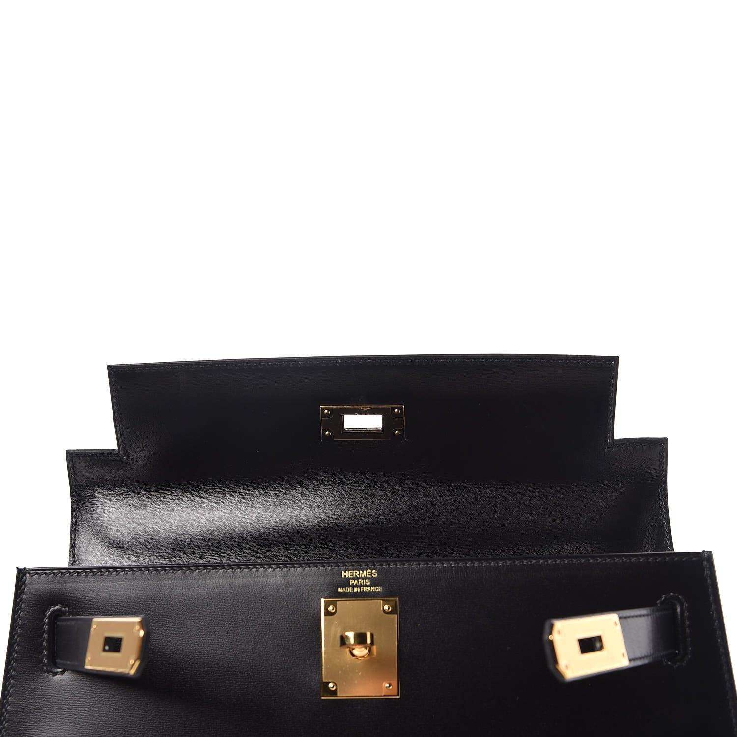 Hermes Box Kelly Sellier 28 Black 12 of 40