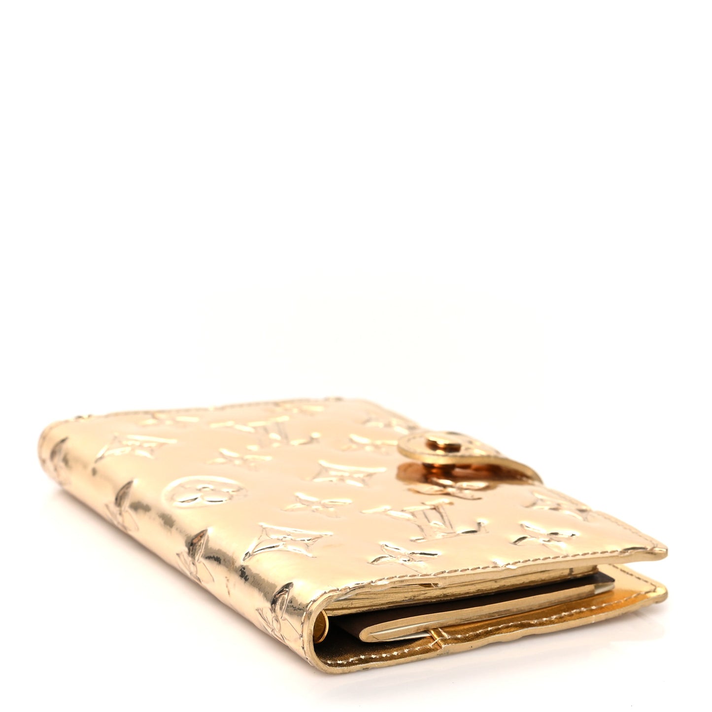 Monogram Miroir Small Ring Agenda Gold