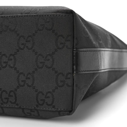 Gucci Monogram GG Clasp Hobo Black Black 8 of 9