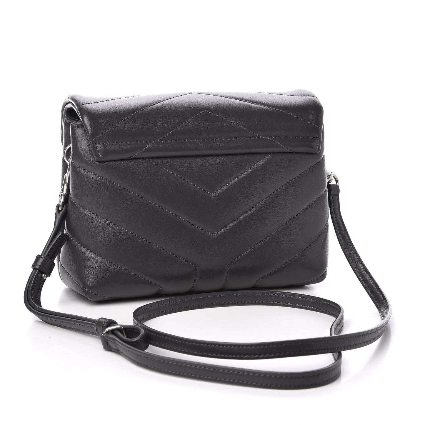 Calfskin Y Quilted Monogram Toy Loulou Crossbody Bag Storm