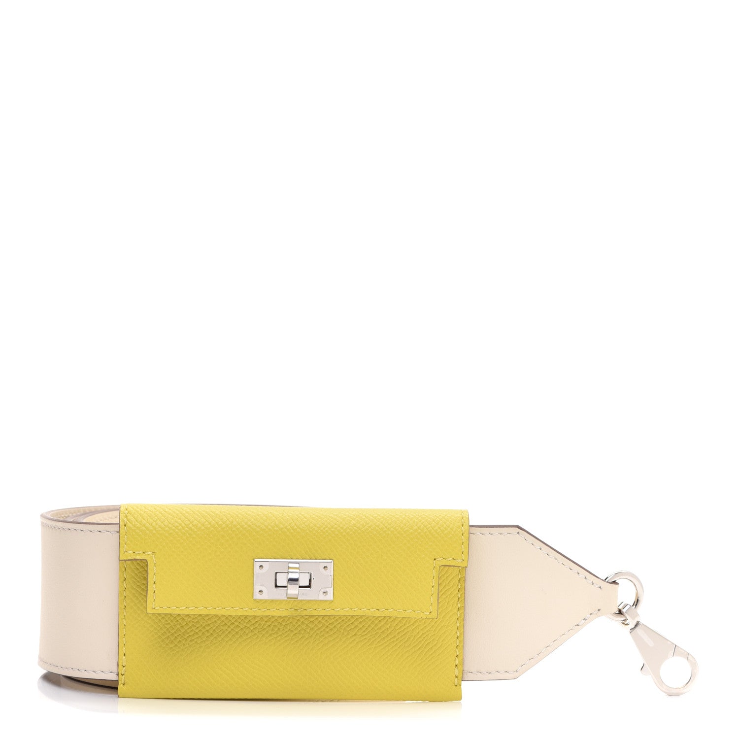Hermes Swift Epsom Pocket Kelly Shoulder Strap Nata Lime 1 of 8