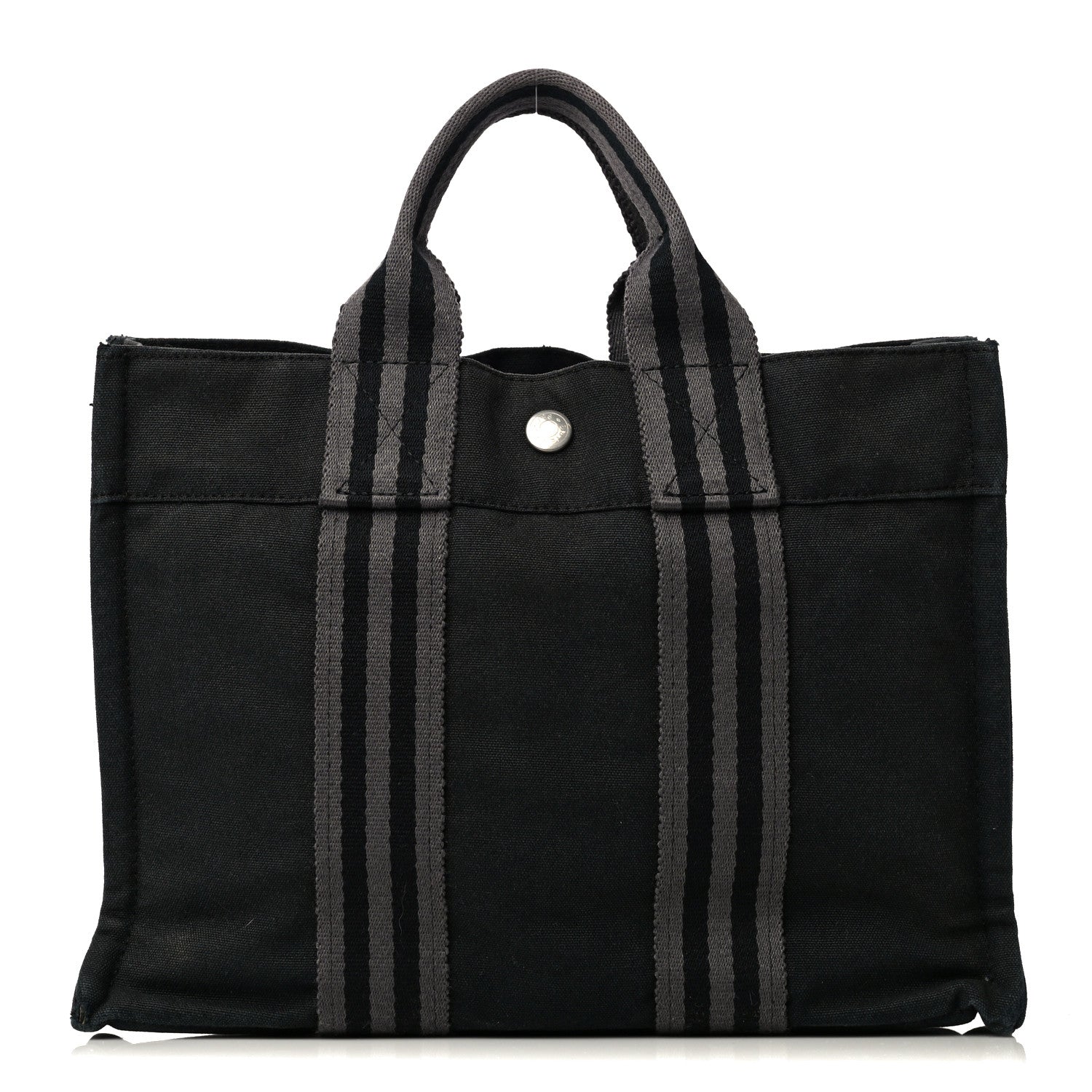 Hermes Canvas Tout Fourre PM Black 1 of 8