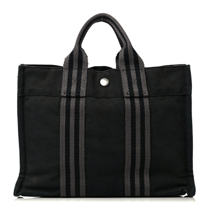 Hermes Canvas Tout Fourre PM Black 1 of 8