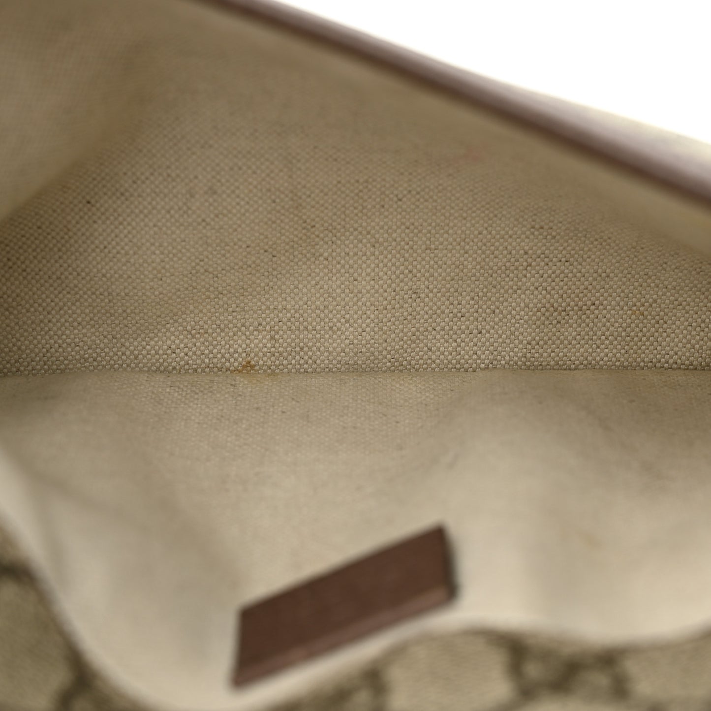 GG Supreme Monogram Neo Vintage Web Belt Bag Brown