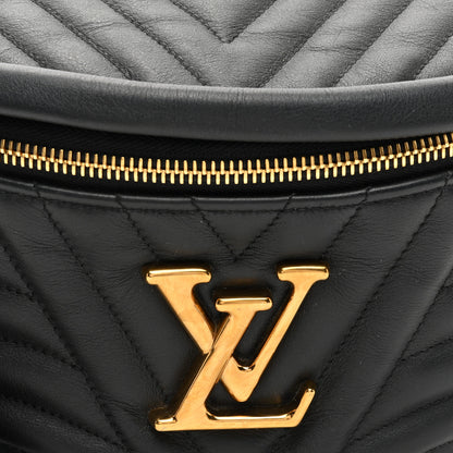 Louis Vuitton Calfskin Quilted New Wave Bumbag Black 7 of 9